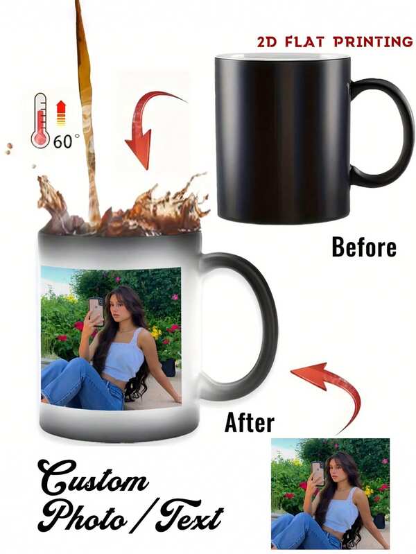Canecas Personalizáveis com Mudança de Cor, Canecas de Café Personalizadas com Foto, Canecas Mágicas Termocromáticas, Canecas Personalizadas de Aniversário, Presentes de Inauguração da Casa, Presentes do Dia dos Namorados, Presentes de Aniversário, Presentes de Formatura, Fofa e Personalizável, Única e Ideal para Namorados e Namoradas, Perfeita para Aniversários, Dia dos Namorados, Dia das Mães, Aniversários, Dia das Crianças, Dia dos Pais, Formaturas, Casamentos, Presentes de Inauguração da Casa e Decoração do Lar.