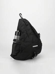 New Chest Bag, Outdoor Hiking Backpack, Waterproof Crossbody Bag, Lightweight Shoulder Bag, Cycling Bag - Black - View 7