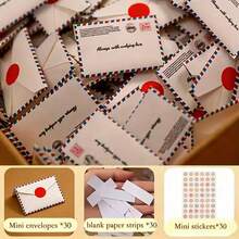 90 piezas Paquete de recuerdos de fiesta multiartículo, Mini sobres DIY para graduación, regreso a la escuela, Día de San Valentín, Día de la Madre, regalos de aniversario para amigos, familia, padres - Multicolor - Ver 12