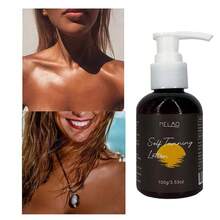 MELAO Natural Sunless Tanning Lotion, Gradual Bronze Glow For Face & Body, Moisturizing & Non-Streaking, Adjustable Natural Tone, 100g/3.53oz - 100g - View 2