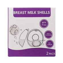 2pcs/Box Soft Silicone Milk Collection Cup, Anti-Leakage Nursing Pads For Breastfeeding Mothers - White - View 15