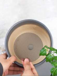 5/10/25pcs Flower Pot Bottom Hole Net Pads, Flower Pot Mats, Round Flower Pot Bottom Net Pads, Trimable Flower Pot Bottom Net Pads - Multicolor - View 2