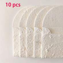 10 White Textured Envelopes, 3.9x2.83 Inches, Handcrafted Exquisite 3D Texture, Suitable For Wedding Invitations, Greeting Cards, Handmade Crafts, Holiday Greetings And Thank You Cards - A - View 10