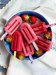 5/10/20pcs Reusable Acrylic Popsicle Sticks Multi Colored Food Ice Cream Sticks For DIY Popsicles Cakes Candy Crafts Kitchen Supplies - Multicolor - View 6