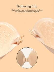 1 pieza/2 piezas Sujetador adhesivo invisible sin tirantes, sujetador sin espalda reutilizable y resistente al agua para vestidos de fiesta, bodas y fiestas - Multicolor - Ver 6