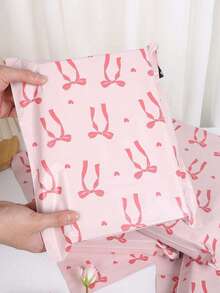 1/10/20 chiếc Túi đựng đồ hình trái tim, nơ hồng, ruy băng đỏ, túi gửi hàng bằng nhựa PE, túi vận chuyển dày dặn, thích hợp cho nữ giới, Ngày Valentine, Ngày của Mẹ, tựu trường, vận chuyển hàng hóa, quần áo, văn phòng phẩm, quà tặng tiệc tùng, bao bì đa năng, bao bì quà tặng ngày lễ lý tưởng, đáp ứng nhiều nhu cầu khác nhau của bạn. - nhiều màu - Xem 4