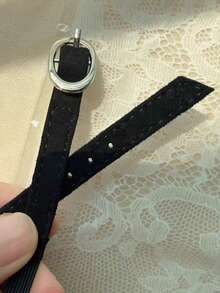 1 Pair Women's High Heels With Adjustable Elastic No-Tie Shoelaces, Non-Slip - Multicolor - View 15