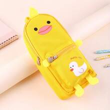 恐龙造型铅笔盒，可爱卡通设计，极具吸引力，大容量多层收纳，轻巧便携，适合中小学生，创意返校礼物文具收纳盒 - 卡通 - 查看 8