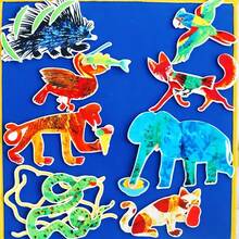 hoojojo 28 piezas "Hoy es lunes" Juego de historia de fieltro, Juego de vocabulario de los días de la semana, Actividad de clase, Material didáctico, Artículos de papelería educativa - Multicolor - Ver 12