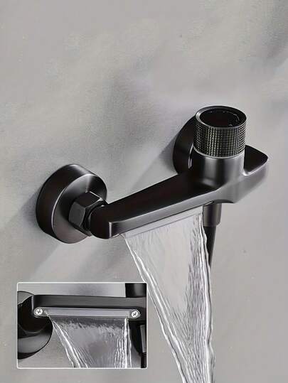 77 scene, 7 membri della famiglia, nuovo rubinetto da vasca da bagno con effetto cascata, adatto per feste, doccia e vasca da bagno, valvola miscelatrice a parete nascosta a 3 vie, include accessori per l'installazione, adatto come regalo per Ognissanti e Natale, utilizzabile in tutte le stagioni