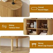 Storage Cabinets - Wild Oak Gold Handle - View 4