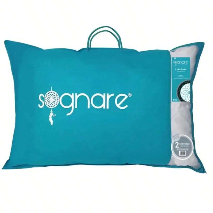 Soñare Almohadas 2 Pack Zigzag Estandar Tradicional Blanc - Blanco - Ver 1