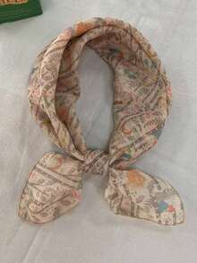 1pc New Arrival Multi-Animal Element Neckerchief Headscarf - Multicolor - View 7