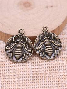 5pcs 24x20mm Bee Charms Pendant For DIY Jewelry Making Necklace Keychain Phone Chain Bracelet Making Accessories Handmade Craft Making Findings - Bee - View 7