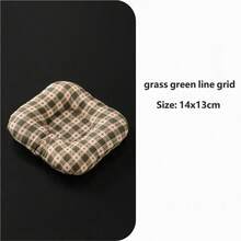 Japanese Style Fabric Coasters, Food Photography Props, Korean Ins Grid Teapot Mat, Heat Insulation Pad - Multicolor - View 12