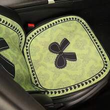 1 chiếc đệm ghế ô tô hình nơ màu xanh lá cây tươi mát, thoáng khí và thoải mái, phụ kiện nội thất ô tô đa năng, phù hợp cho phụ nữ. - Cây cung - Xem 5