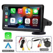7 吋通用無線 CarPlay 與 Android Auto 便攜式顯示螢幕，兼容所有車型 - A - 查看 11