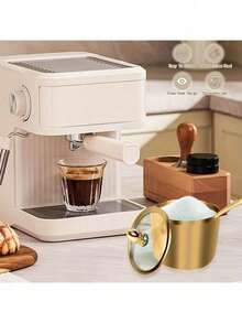 Bộ 3 món (1 thìa, 1 bát, 1 nắp thủy tinh) Hũ đựng gia vị bằng thép không gỉ mạ vàng, kèm 1 thìa, 1 bát, 1 nắp thủy tinh, an toàn khi rửa bằng máy rửa chén, thiết kế miệng rộng, hũ đựng gia vị đa năng, hũ đựng kem, hũ đựng đường, thích hợp cho quầy cà phê và sắp xếp nhà bếp. - Vàng - Xem 5