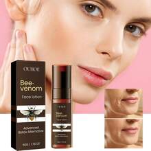 OUHOE Bee  Leche Facial, delicada, suave, ligera, hidratante, nutritiva, suave, agradable para la piel e hidratante, cuidado facial diario - por defecto - Ver 2