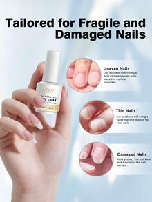 GLOZ 18ml Gel Base Coat, Transparent No-Wipe Gel Nail Polish Base Coat, Long-Lasting, Suitable For DIY Home Gel Manicure UV Curing - 1 Set - View 4