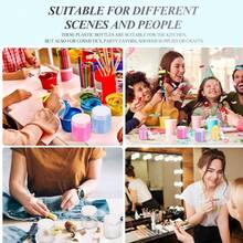 1PC/2PCS/20PCS Sealed Grain Storage Tank, Kitchen Storage Tank With Cover, Household Storage Bottle, Transparent Jewelry Storage Tank, Moisture-Proof PP Empty Bottle, Canned Plastic Tank, Household Storage Tank, School Storage Bottle, Dormitory Storage Bottle - Clear - View 5