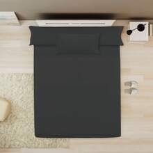Ecommerc3 Pillowcase Pack Of 2, Cotton, 45x100 Cm, Flap Closure, Wide Variety Of Colors - 黑色 - 查看 9