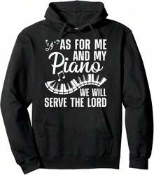 Piano Compatible - Musician And Pianist Hoodie - Brown - View 1