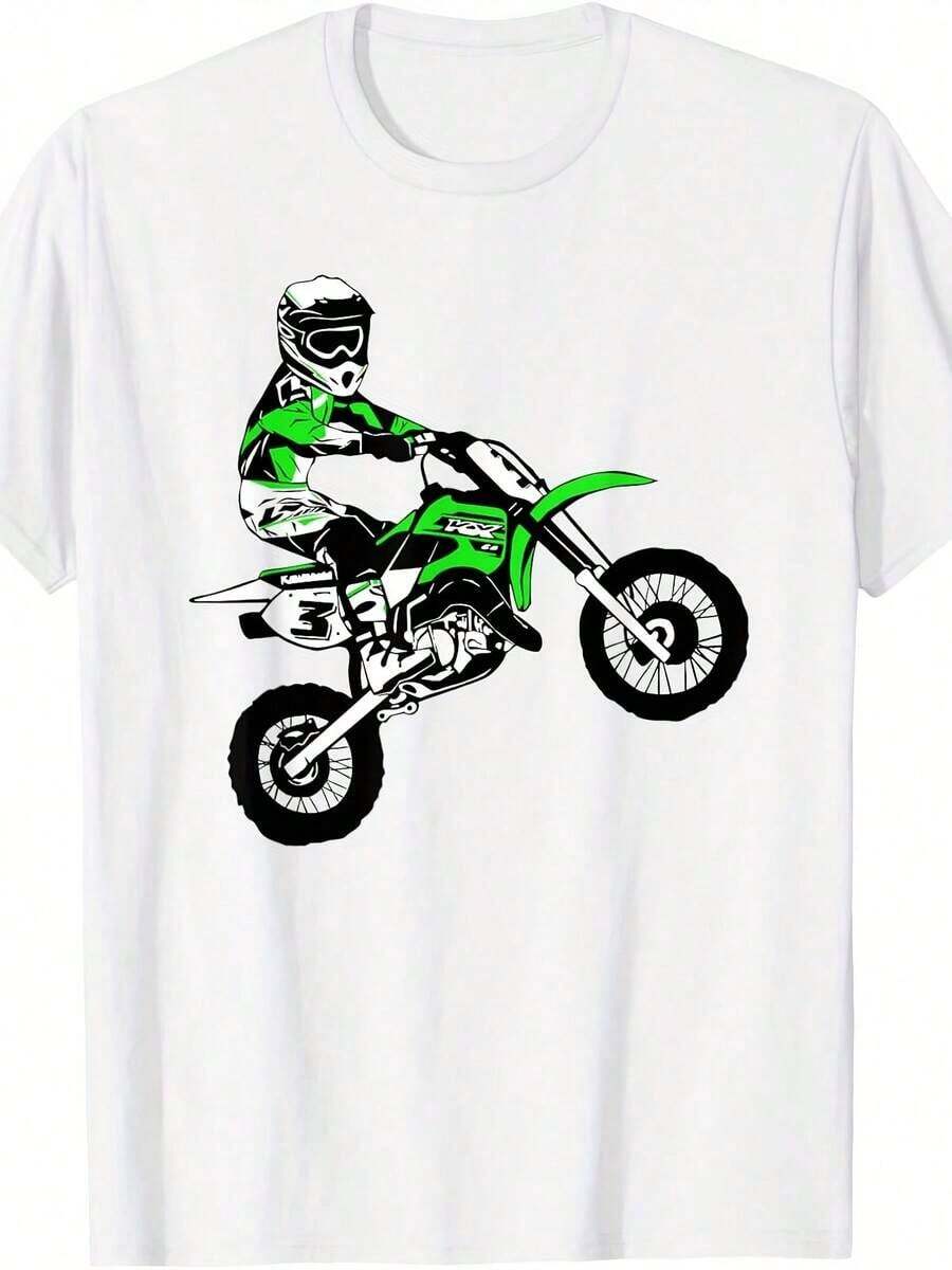 T-Shirt With Abstract Portrait Of An Artist - Style 1 - View 1