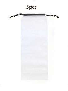 10个透明塑料伞袋，哑光半透明抽绳袋 - 防水、可折叠，非常适合存放湿雨伞，是旅行和户外活动的理想之选。户外雨伞收纳 | 透明设计 | 安全封口。时尚外观，可靠的抽绳封口。 - 彩色 - 查看 9