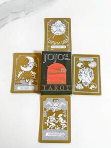 Tarot Card Set | Anime Themed Divination Cards | Collectible Party Game Cards | Role-Playing Props And Gifts For Anime Fans And Tarot Players | Wedding Season | Music Festivals | Ramadan - Multicolor - View 8