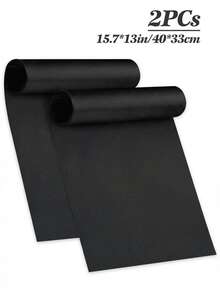 Bộ 1/2/3/4 tấm lót lò nướng chống dính - Tấm lót lò nướng điện và gas bền, có thể tái sử dụng - Chịu nhiệt - Dễ dàng vệ sinh - Có thể rửa bằng máy rửa chén - Phụ kiện nhà bếp và làm bánh - màu đen - Xem 12