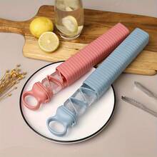 Khay làm kem que sáng tạo tại nhà, khuôn làm kem que, khay đựng, dụng cụ làm kem, khay dài, khay silicon, khay làm kem nhanh di động, khay kéo ra, khuôn làm bánh nhà bếp. - Nhiều màu - Xem 1