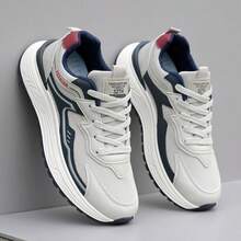 Giày chạy bộ ngoài trời dành cho nam, giày thể thao siêu nhẹ giảm sốc, giày chạy bộ thường ngày nhẹ, giày chạy bộ đường trường đế mềm chống trượt, chống mài mòn cho mọi mùa. - Xám - Xem 9