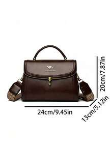 Dedoo 2026 Mother's Day First Choice Handbag, High-Quality Luxury Designer Crossbody Bag, Large Capacity Solid Color Shoulder Bag - Coffee - View 11