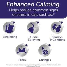 New Cat Calming Refill Pack Of 3 Bottles, 90-Day Long-Lasting Protection, Compatible With Pheromone Dfusers, 48ml - Perfect For Relieving Cat Anxiety Due To  Changes, Travel, And Stress, Easy-To-Use Product - 查看 3