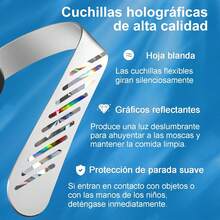 2 PCS Abanico Repelente Moscas, Ventilador ProteccióN Mosquitos, Fly Fan Para Ahuyentar A Volar, Disfruta Tus Comidas Al Aire Libre,Ventiladores Repelentes Moscas - 2 - Ver 4