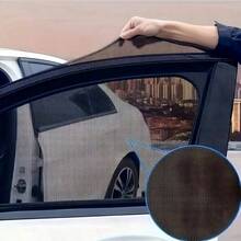 4pcs Car Sun Shade Curtains, Elastic Mesh Material, UV Protection, Anti-Insect & Breathable, Easy Installation - 4pcs Per Set Of Car Window Sun Protection Mesh - View 12