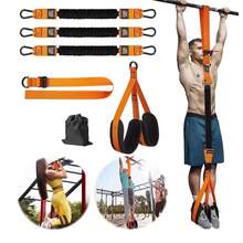 Heavy Duty Adjustable Pull Up Assistance Bands Training Set UK - Orange and Black - View 8