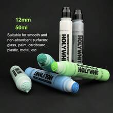 Bút vẽ graffiti 50ml, mực dầu, bút ký tên, đầu tròn, bút dạ quang, chống thấm nước 12mm, bút vẽ tranh tường. - 50ml - Xem 4