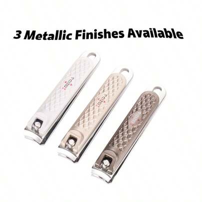 三色折叠式迷你指甲钳