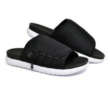 Men's Asuna Slide Sandal, Anatomical, Cloud Sandal, Women's Summer Classic, Lightweight, Soft, Comfortable, Carnival - 黑色 - 查看 4