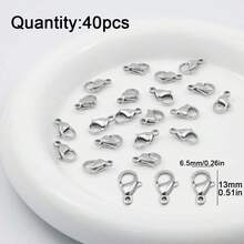 40件套项链、耳环、珠宝配件 - 搭扣、不锈钢、珠宝制作组件、DIY珠宝零件 - diy - 查看 14