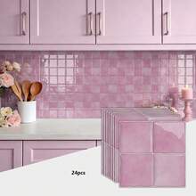 1/24pcs Splash-Proof Peel And Stick Subway Tile, 3D Self-Adhesive Wall Tile, Kitchen And Bathroom Backsplash, Waterproof Bathroom Kitchen Sticker, Home Decor - Ideal For DIY Kitchen, Bathroom, Laundry Room, RV And Fireplace - D-pBS-004 - View 13