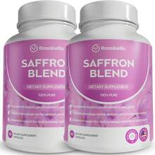 Saffron Extract Supplement With Magnesium, Vitamin B6 & Herbal Blend | Daily Wellness & Clarity Support Capsules | 60 Count (2 Bottles) - 2 Bottles - 查看 10