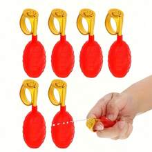 1set/4pcs Adult Water Squirt Rings Toy, Squirt Party Favor Prank Prop Toy Squirt Rings Prank Kit Noisemaker Plastic Outdoor Party Bag, Suitable For April Fools' Day, Christmas Gift, New Year Gift, Party - Multicolor - View 2