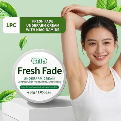 30克香氛清爽腋下霜，蕴含烟酰胺和氯化钠——质地轻盈温和，适合敏感肌肤，具有除臭、日常保湿、身体护理、清洁肌肤、淡化色素沉着、香味怡人等功效。