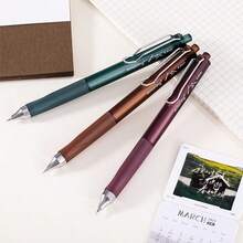 3pcs/Box Neutral Pens, Muted Tones, Minimalist Elegant Business Writing Pens, Student Stationery Multi-Functional Minimalist Exam Writing Pens - Gel Pen - View 9