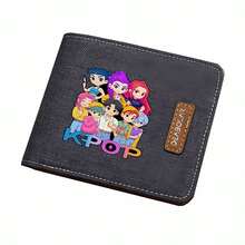1pc KPOP Witch Hunting Girl Group Canvas Wallet, Unisex Fashion Coin Purse - Multicolor - View 5