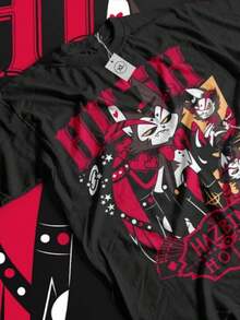 Husk Hotel Shirt Hotel Fan Shirt Hotel Movie Shirt - 黑色 - 查看 5