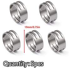 2/3/5pcs Necklace Chain, Earring, Stainless Steel Open Ring, For Bracelet Necklace DIY Jewelry Making Pliers Clamp Auxiliary Tools - DIY - View 10